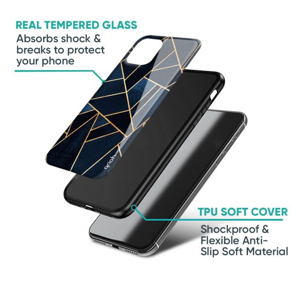 Abstract Tiles Glass Case for Samsung Galaxy F34 5G Online Hot Sale