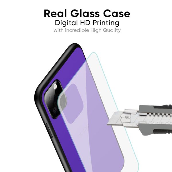 Amethyst Purple Glass Case for Oppo A96 For Cheap