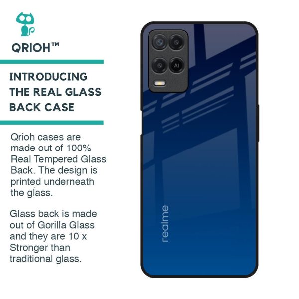 Very Blue Glass Case for Realme 8 For Cheap