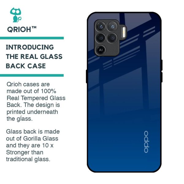 Very Blue Glass Case for Oppo F19 Pro Sale