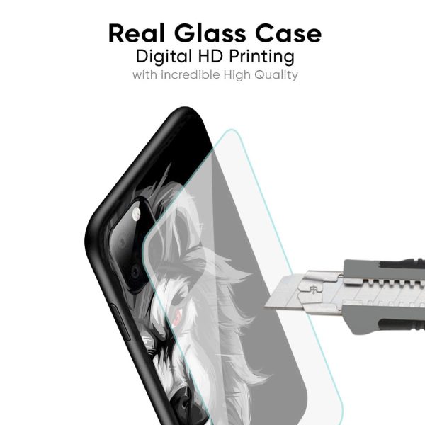 Wild Lion Glass Case for Motorola Edge 50 Fusion 5G For Discount