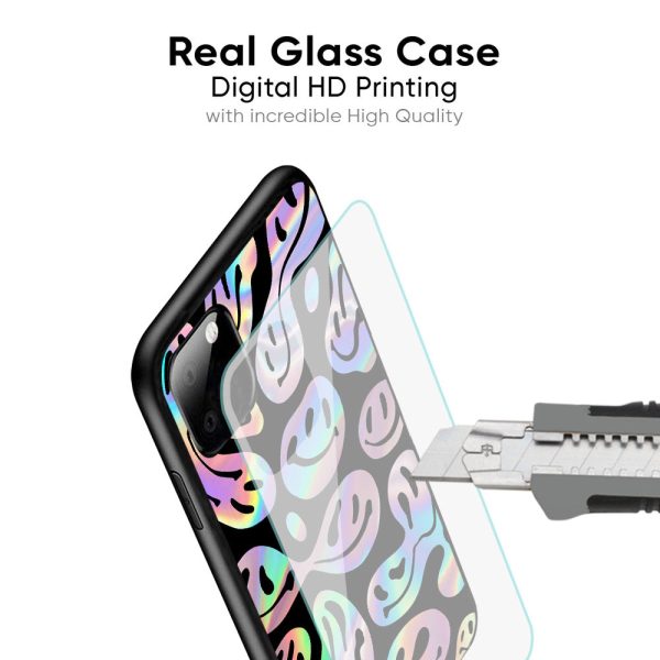 Acid Smile Glass Case for Redmi 12 For Cheap