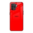 Blood Red Glass Case for Oppo F19 Pro For Discount