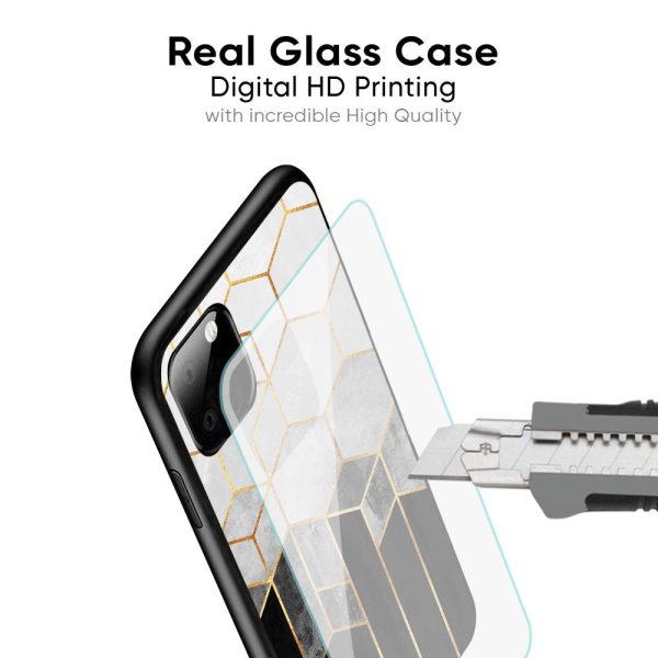 Tricolor Pattern Glass Case for Oppo F19 Pro Online Sale