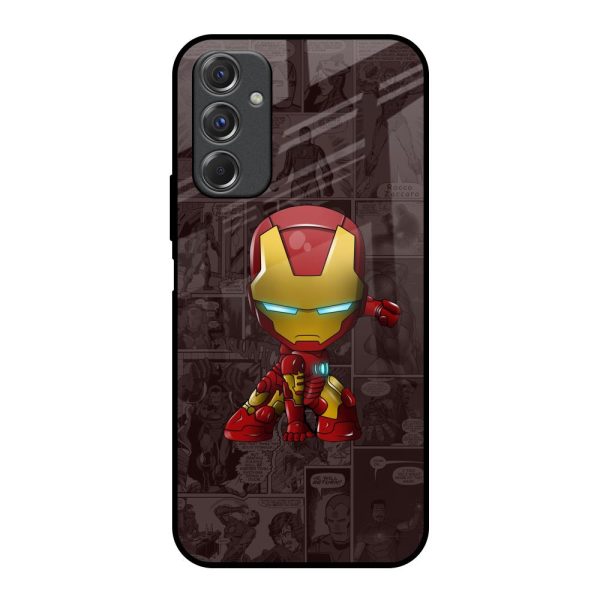 Angry Baby Super Hero Glass Case for Samsung Galaxy F34 5G on Sale