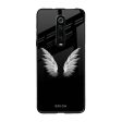 White Angel Wings Glass Case for Xiaomi Redmi K20 Online now