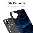 Blue Rough Abstract Glass Case for Nothing Phone 2a Plus on Sale