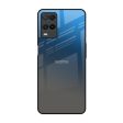 Blue Grey Ombre Glass Case for Realme 8 Hot on Sale