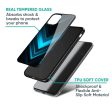 Vertical Blue Arrow Glass Case For Redmi K50i 5G on Sale