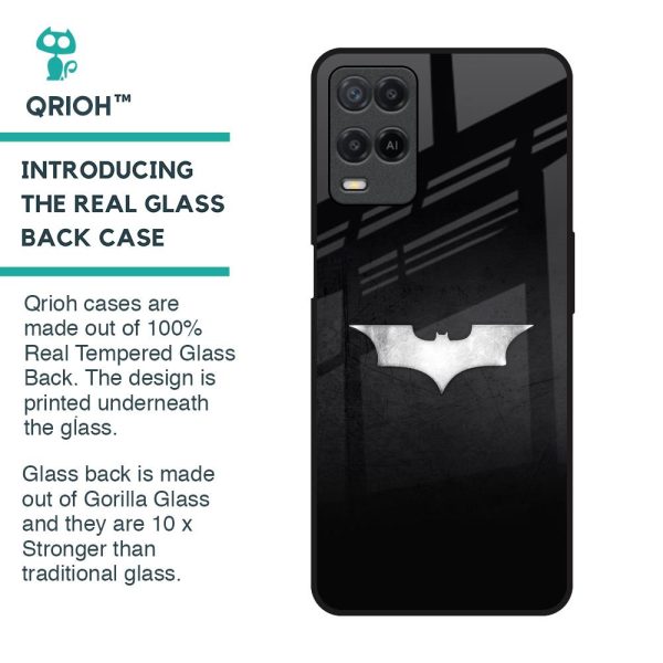 Super Hero Logo Glass Case for Realme 8 Online Sale