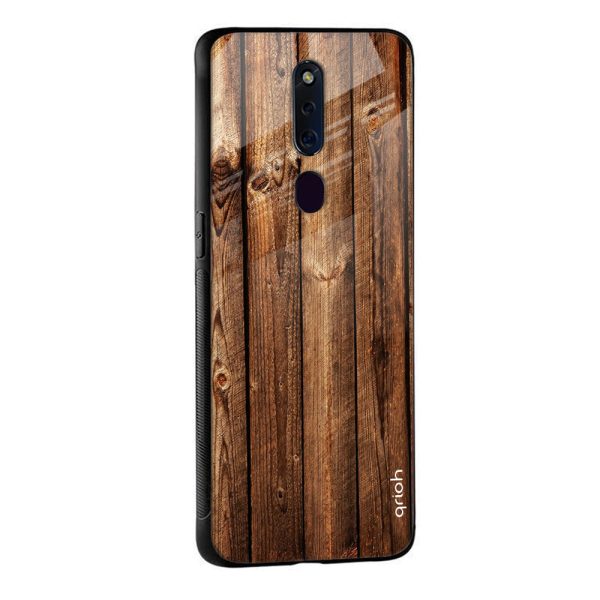 Timber Printed Glass case for Oppo A36 Hot on Sale