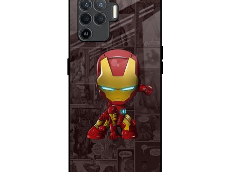 Angry Baby Super Hero Glass Case for Oppo F19 Pro on Sale