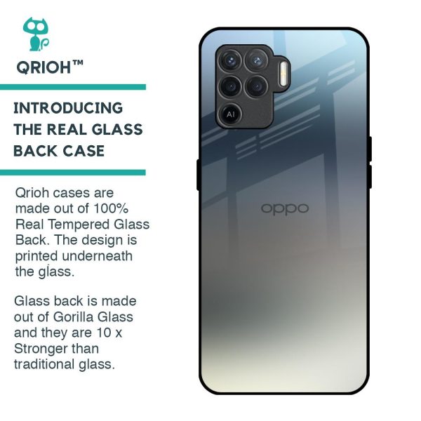 Tricolor Ombre Glass Case for Oppo F19 Pro For Discount