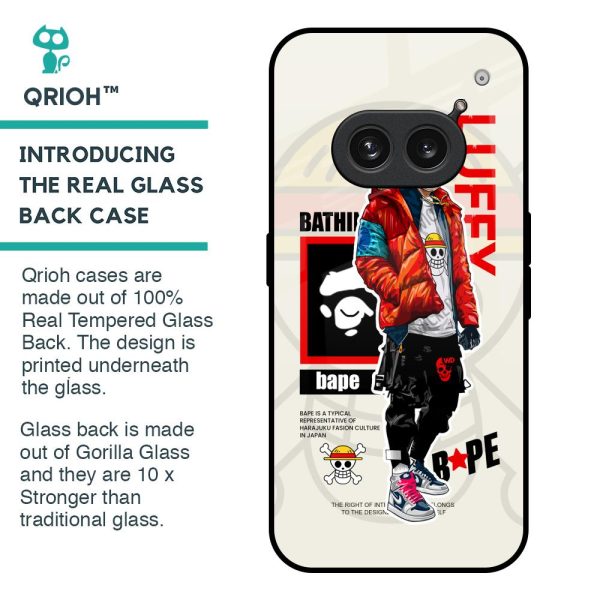 Bape Luffy Glass Case for Nothing Phone 2a Plus Online