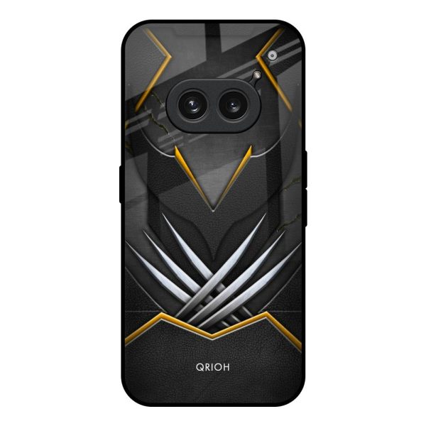 Black Warrior Glass Case for Nothing Phone 2a Plus For Sale