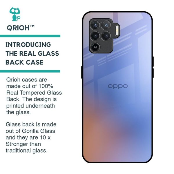 Blue Aura Glass Case for Oppo F19 Pro Sale