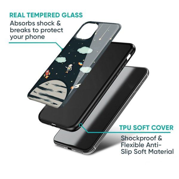 Astronaut Dream Glass Case For Oppo F19 Pro Hot on Sale