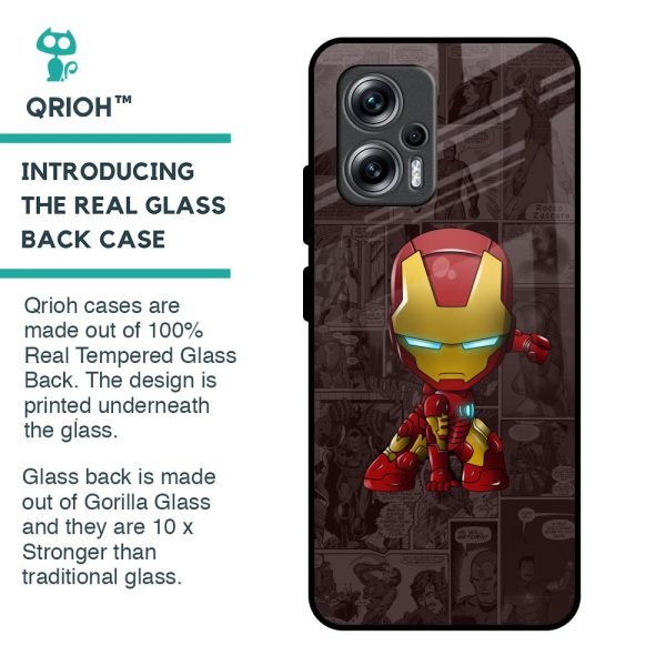 Angry Baby Super Hero Glass Case for Redmi K50i 5G Online Sale