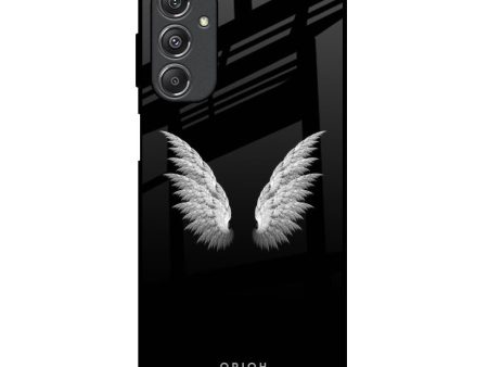 White Angel Wings Glass Case for Samsung Galaxy M34 5G Online