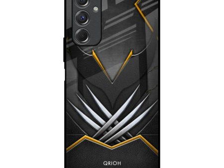 Black Warrior Glass Case for Samsung Galaxy F34 5G For Sale