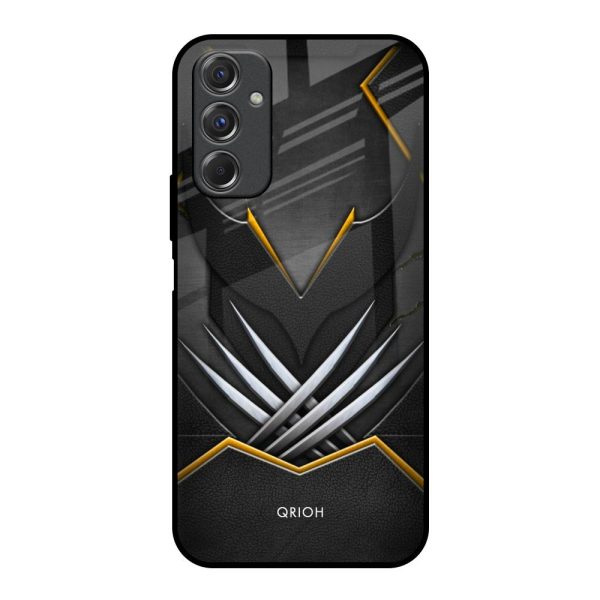 Black Warrior Glass Case for Samsung Galaxy F34 5G For Sale