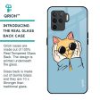 Adorable Cute Kitty Glass Case For Oppo F19 Pro For Sale