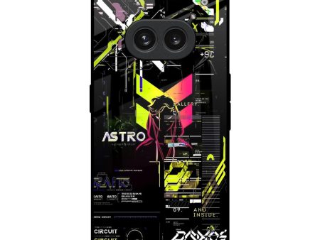 Astro Glitch Glass Case for Nothing Phone 2a Plus Sale