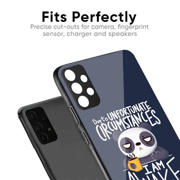 Struggling Panda Glass Case for Oppo Reno8T 5G Online Hot Sale