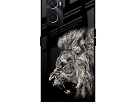 Brave Lion Glass case for Oppo A36 Fashion