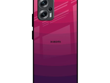 Wavy Pink Pattern Glass Case for Redmi K50i 5G Online now