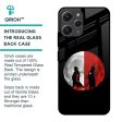 Anime Red Moon Glass Case for Redmi 12 Fashion