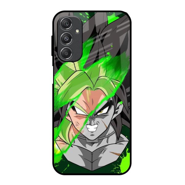 Anime Green Splash Glass Case for Samsung Galaxy M34 5G Online