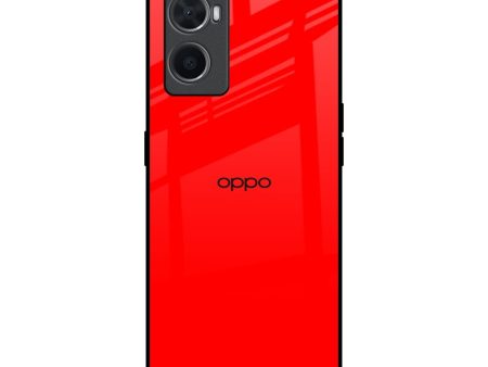 Blood Red Glass Case for Oppo A36 Fashion