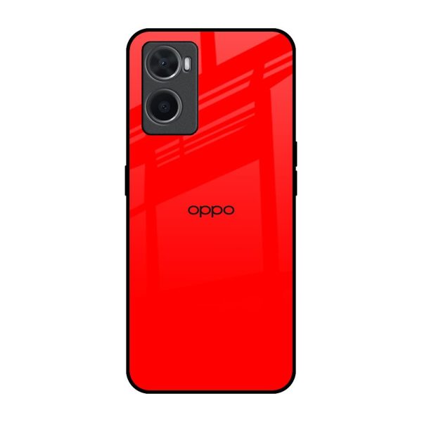 Blood Red Glass Case for Oppo A36 Fashion