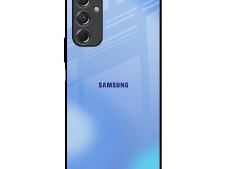 Vibrant Blue Texture Glass Case for Samsung Galaxy F34 5G Sale