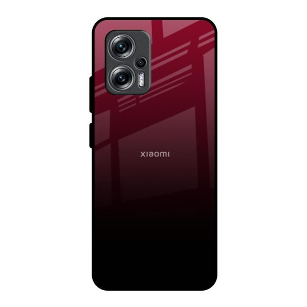 Wine Red Glass Case For Redmi K50i 5G Sale