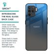 Blue Grey Ombre Glass Case for Oppo F19 Pro Online now