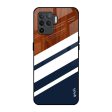 Bold Stripes Glass Case for Oppo F19 Pro For Cheap