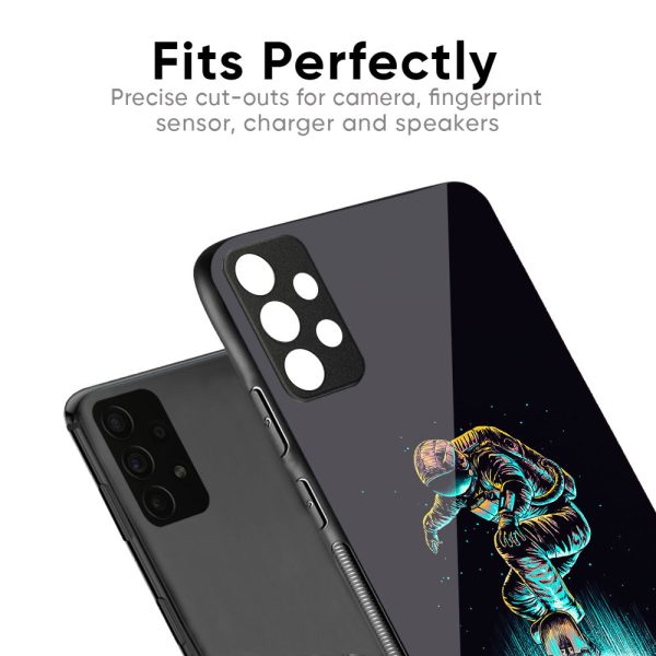 Star Ride Glass Case for Realme 8 Fashion