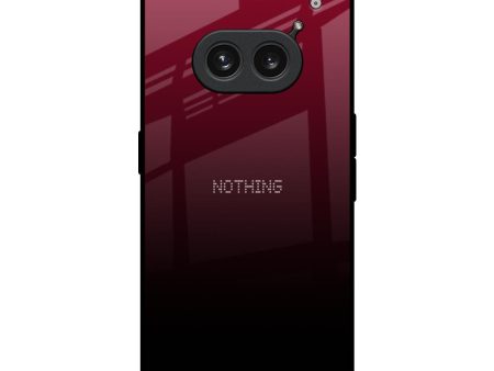 Wine Red Glass Case For Nothing Phone 2a 5G Cheap