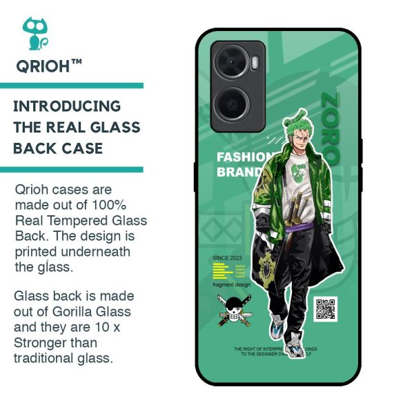 Zoro Bape Glass Case for Oppo A96 Fashion