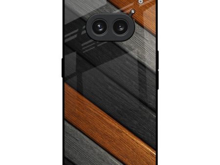 Tri Color Wood Glass Case for Nothing Phone 2a 5G Cheap