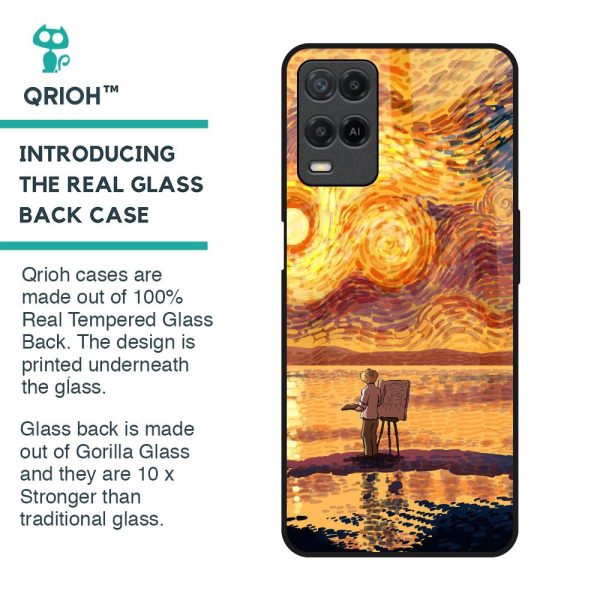 Sunset Vincent Glass Case for Realme 8 For Cheap