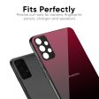 Wine Red Glass Case For Redmi K50i 5G Sale