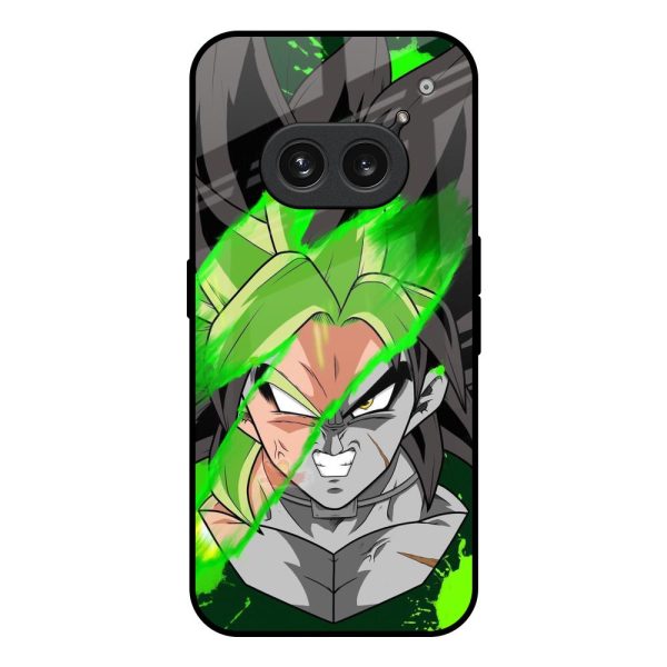 Anime Green Splash Glass Case for Nothing Phone 2a Plus Sale