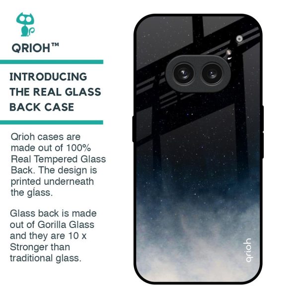 Black Aura Glass Case for Nothing Phone 2a 5G Online now