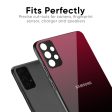 Wine Red Glass Case For Samsung Galaxy F34 5G For Cheap