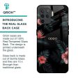 Tropical Art Flower Glass Case for Oppo F19 Pro Sale