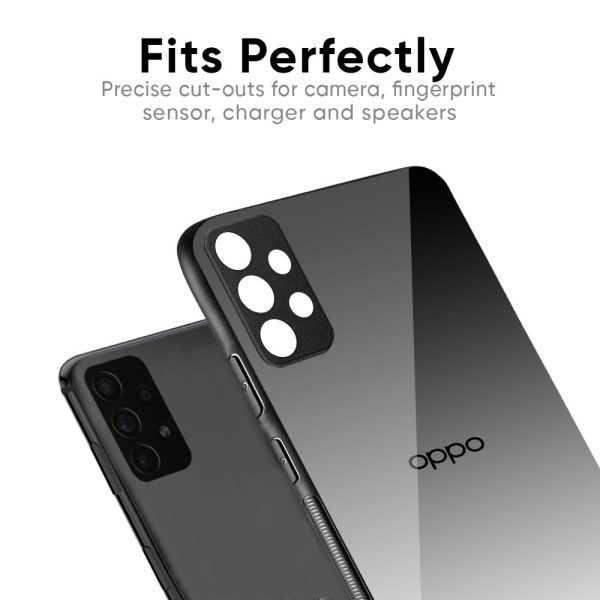 Zebra Gradient Glass Case for Oppo A76 For Cheap