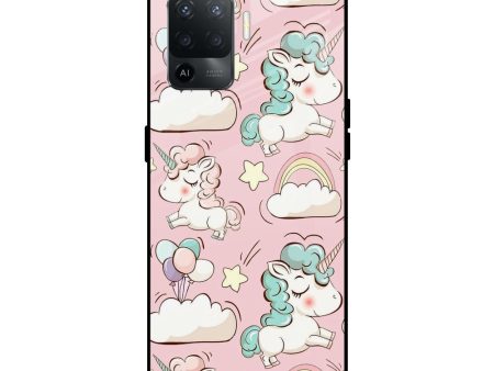 Balloon Unicorn Glass case for Oppo F19 Pro Supply